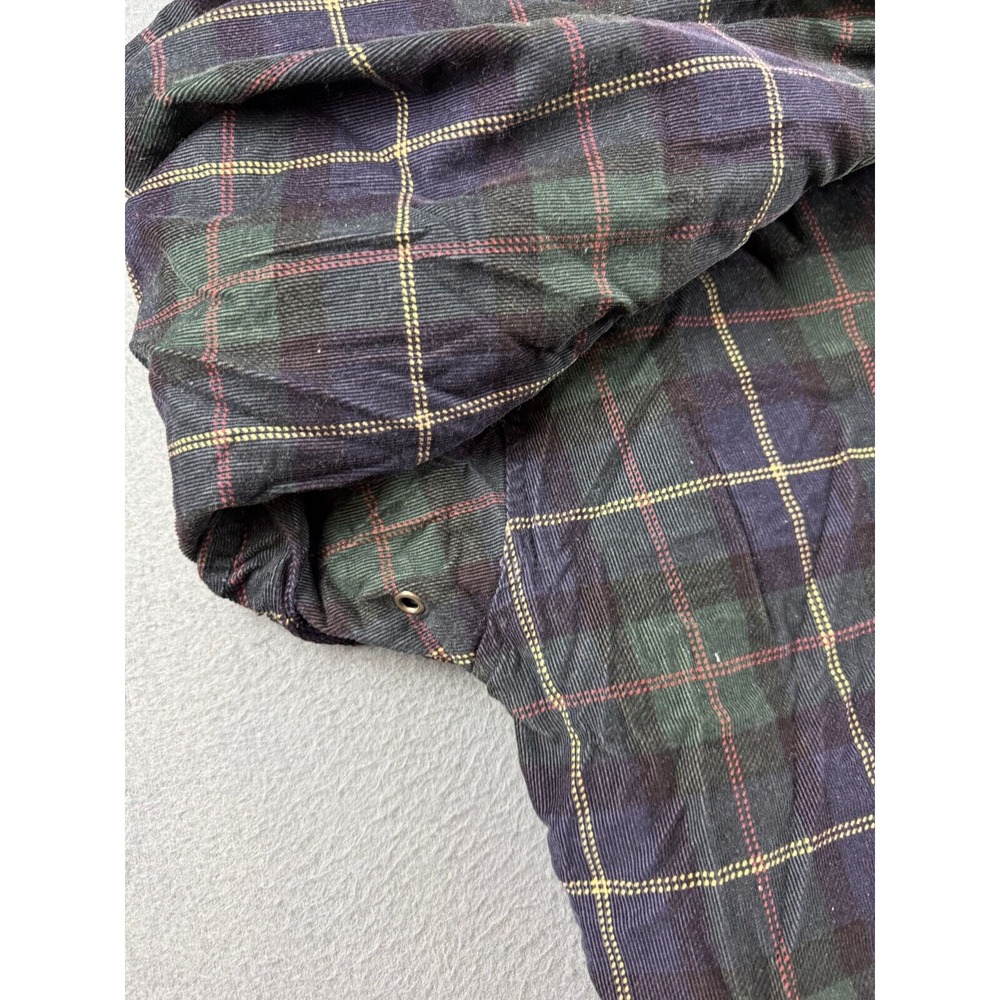 Masters Collection Jacket Men's XL Green Golf Plaid Reversible Hooded‎ Softshell - Picture 8 of 14